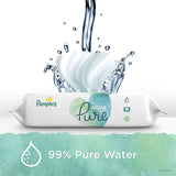Baby Wipes, Pampers Aqua Pure Sensitive Water Baby Diaper Wipes, Hypoallergenic and Unscented, 672 Total Wipes