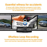 Vantrue N2 Pro Uber Dual Dash Cam Infrared Night Vision Dual 1920x1080P Front and Inside Dash Camera, 2.5K 2560x1440P Single Front, 310 Degree Camera