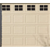Household Essentials 216 Magnetic Faux Garage Door Windows | 16 Pieces for Single Car Steel Garage Door| Black