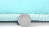 Clara Clark Non Slip Memory Foam Tub-Shower Bath Rug Set, Includes 1 Small Size 17 x 24 in. 1 Large Size 20 X 32 in. - Aqua Light Blue