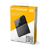 WD 4TB Black My Passport Portable External Hard Drive - USB 3.0 - Black