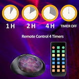 SOAIY Aurora Night Light Projector and Sleeping Soothing White Noise Sound Machine for Baby, Kids, Adults with Bluetooth 4.1, Timer, Remote