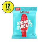 SmartSweets Sweetfish 1.8 Oz Bags (Box Of 12), Candy With Low-Sugar (3g) & Low Calorie (80)- Free of Sugar Alcohols & No Artificial Sweeteners