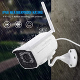 Outdoor Security Camera, 1080P WiFi Camera Wireless Surveillance Cameras,IP Camera with Two-Way Audio,IP66 Waterproof,Night Vision, Motion Detection