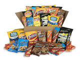 Sweet & Salty Snacks Variety Box, Mix of Cookies, Crackers, Chips & Nuts, 50 Count
