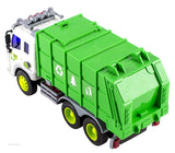 WolVol Friction Powered Garbage Truck Toy With Lights and Sounds For Kids (Can Open Back)