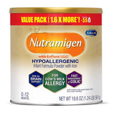 Enfamil Nutramigen Hypoallergenic Colic Baby Formula Lactose Free Milk Powder, 19.8 ounce - Omega 3 DHA, LGG Probiotics, Iron, Immune Support