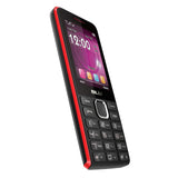 BLU Tank II T193 Unlocked GSM Dual-SIM Cell Phone w/ Camera and 1900 mAh Big Battery - Unlocked Cell Phones - Retail Packaging - Black Red