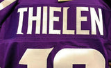 Adam Thielen Minnesota Vikings Signed Autograph Custom Jersey Purple JSA