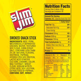 Slim Jim Snack-Sized Smoked Meat Stick, Original Flavor, 33.6 Ounce