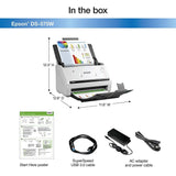 Epson DS-575W Wireless Document Scanner: 35ppm, Twain & ISIS Drivers, 3-Year Warranty with Next Business Day Replacement