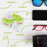 Eyeglass Cleaner Lens Wipes - 600 Pre-Moistened Cleaning Cloths - Glasses Cleaner Wipe Safely Cleans Eye Glasses, Sunglasses, Screens