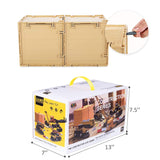 iPlay, iLearn Construction Vehicle Play Set, Crane, Trucks, Bulldozer, Trailer, Toys for Kids Boys