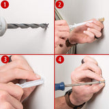 TOGGLER SNAPTOGGLE BB Toggle Anchor, Zinc-Plated Steel Channel, Made in US, 3/8" to 3-5/8" Grip Range, For 1/4"-20 UNC Fastener Size (Pack of 100)
