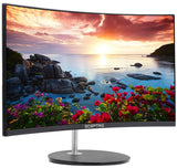Sceptre 27" Curved 75Hz LED Monitor HDMI VGA Build-in Speakers, Edge-Less Metal Black 2019 (C275W-1920RN)
