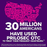 Prilosec OTC Frequent Heartburn Relief Medicine & Acid Reducer, 42 Count – Omeprazole Delayed-Release Tablets 20mg