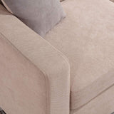 HONBAY Convertible Sectional Sofa Couch, L-Shaped Couch with Modern Linen Fabric