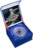 Pittsburgh Penguins 2016 Stanley Cup Champions Crystal Puck