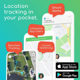 Jiobit - Smallest Real-Time Location Tracker for Kids | Highly Secure, KidSAFE Approved, Lightweight, Durable, Live Notifications |