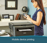 Brother Compact Monochrome Laser Printer, HLL2395DW, Flatbed Copy & Scan, Wireless Printing, NFC, Cloud-Based Printing & Scanning,