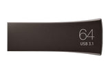 Samsung BAR Plus 64GB - 200MB/s USB 3.1 Flash Drive Titan Gray (MUF-64BE4/AM)