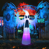 Halloween Inflatables Ghost, 8 ft. LED Ghost Inflatables