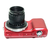 Fotasy 35mm f1.7 Lens for Sony E-Mount Camera, 35mm 1.7 Multi Coated Manual E-mount Lens fits Sony NEX-5R NEX6 NEX7 a3100 a51000 a6000 a6100