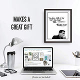 Michael Scott Motivational Quote Poster - 11x14 Unframed Print - Office Decor