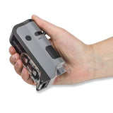 Carson MicroFlip 100x-250x LED and UV Lighted Pocket Microscope with Flip Down Slide Base and Smartphone Digiscoping Clip (MP-250 or MP-250MU)
