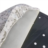 Homz T-Leg Steel Top Ironing Board with Foam Pad, Butterfly Floral Cover