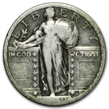 1920 S Standing Liberty Quarter Fine (Partial Date) Quarter Fine