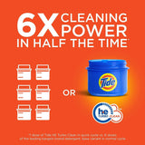 Tide Laundry Detergent Liquid, Original Scent, HE Turbo Clean, Pack of 3 Smart Pouches, 48 oz Each, 93 Loads Total