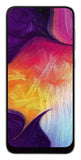 Samsung Galaxy A50 (64GB, 4GB RAM) 6.4" Display, 25MP, Triple Camera, Global 4G LTE Dual SIM GSM Factory Unlocked A505G/DS 64GB MicroSD Bundle White