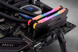 Corsair CMW32GX4M2C3200C16 Vengeance RGB PRO 32GB (2x16GB) DDR4 3200 (PC4-25600) C16 Desktop Memory Black