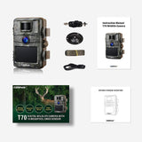 Campark T70 Trail Game Camera No Glow Night Vision 14MP 1080P Outdoor