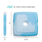 Fit & Fresh Cool Coolers Slim Ice Packs for Coolers/Lunch Bags/Lunch Boxes/Office/Jobsite/Camping/Beach/Picnics/Golfing, for All Ages