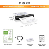 Epson Workforce ES-55R Portable Sheet-fed Document Scanner Accounting Edition for PC and Mac