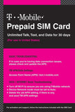 T-Mobile Prepaid SIM Card Unlimited Talk, Text, and Data for 14 days (For use in United States)