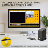 KODAK Film Scan Tool for PC and MAC – 5MP Digital Film Scanner Converts & Saves 35mm Film Negatives & Slides Directly on Your Computer with Capture