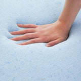 Linenspa 2 Inch Gel Infused Memory Foam Mattress Topper, Twin, Twin