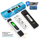 Water Quality Tester, Accurate and Reliable, HoneForest TDS Meter, EC Meter & Temperature Meter 3 in 1, 0-9990ppm