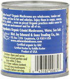 Native Forest Organic Sliced Crimini Mushrooms, 4 Ounce Cans (Pack of 12)
