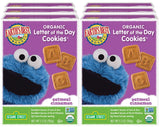 Earth's Best Organic Sesame Street Toddler Letter of the Day Cookies, Oatmeal Cinnamon, 5.3 oz. Box (Pack of 6)