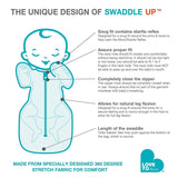 Love To Dream Swaddle UP, Blue, Small, 7-13 lbs, Dramatically Better Sleep, Allow Baby to Sleep in Their Preferred arms up Position