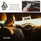 Arsvita Car Audio Bluetooth Cassette Receiver, Tape Player Bluetooth 5.0 Cassette Aux Adapter