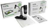 Plugable USB Digital Microscope 250x Magnification, Compatible with Windows, Mac, Linux, Microscope for Kids, Coin Collectors, STEM, Students