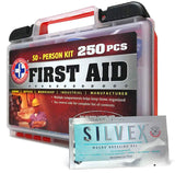 "Be Smart Get Prepared 250Piece First Aid Kit, Exceeds OSHA Ansi Standards for 50 People - Office, Emergency, Survival, Camping, Hunting, Sports"