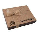 Granny Bella's Cookie Gift Baskets, 52 Gourmet Handmade Cookies, Christmas Holiday Assortment Food Gifts, Prime Unique Box Delivery