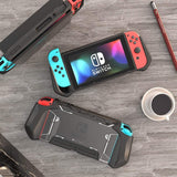 Dockable Case for Nintendo Switch - Mumba [Blade Series] TPU Grip Protective Cover Case Compatible with Nintendo Switch Console (Black)