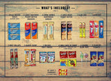 Mega Snacks (50 Count) Variety Care Package Gift Box - College Students, Military, Work or Home - Over 3 Pounds of Snacks!
